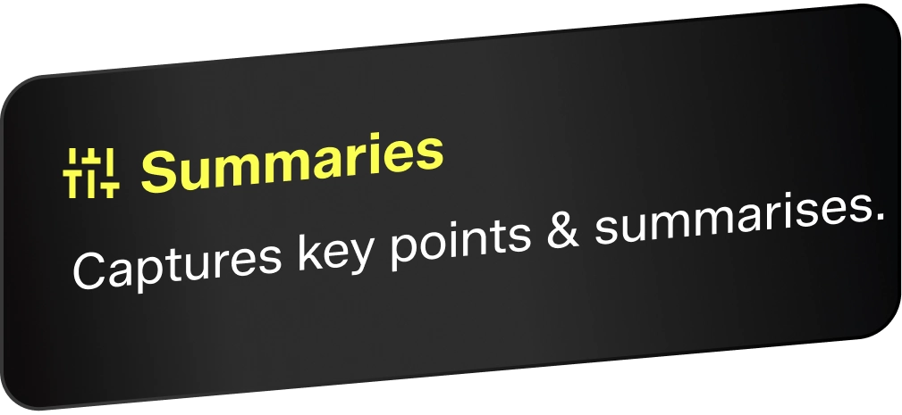Summaries Clear